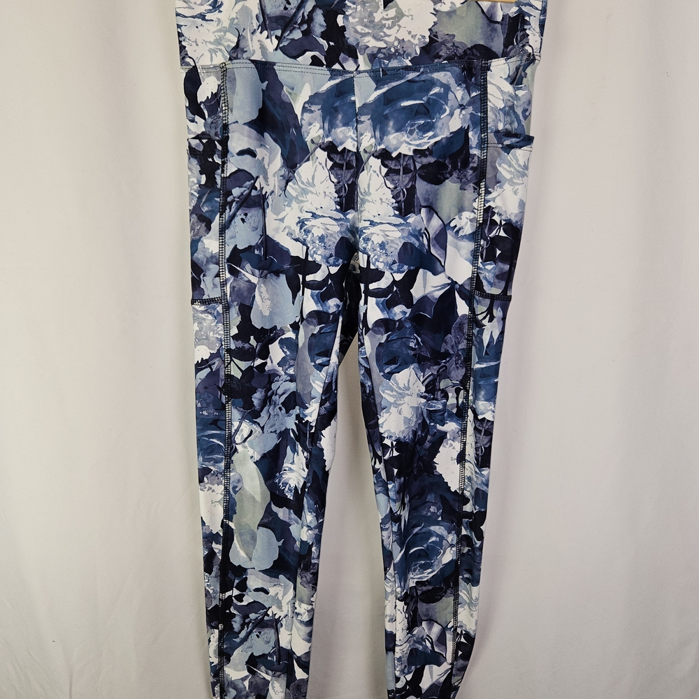 Bally Blue Floral Leggings
